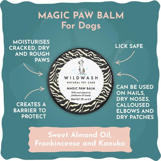WildWash Magic Paw Balm for dogs (British brand)