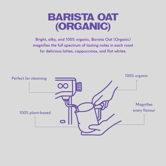 Minor Figures organic barista oat milk 1L, imported from the UK