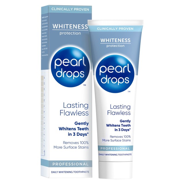 Pearl Drops Flawless White whitening toothpaste 75ml, imported from the UK
