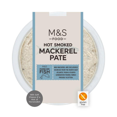 M&S Grobe geräucherte Makrelenpastete Deli Aufstrich 115g