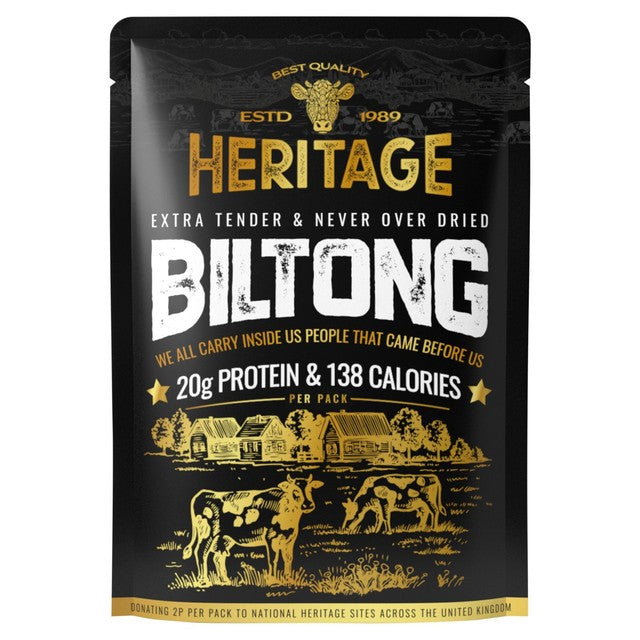 The Heroes Journey Heritage Biltong 55g, UK version