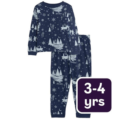 M&S M&S Frozen Pyjamas 3-4 Years Navy Pyjama Set- Buy online at McGrocer