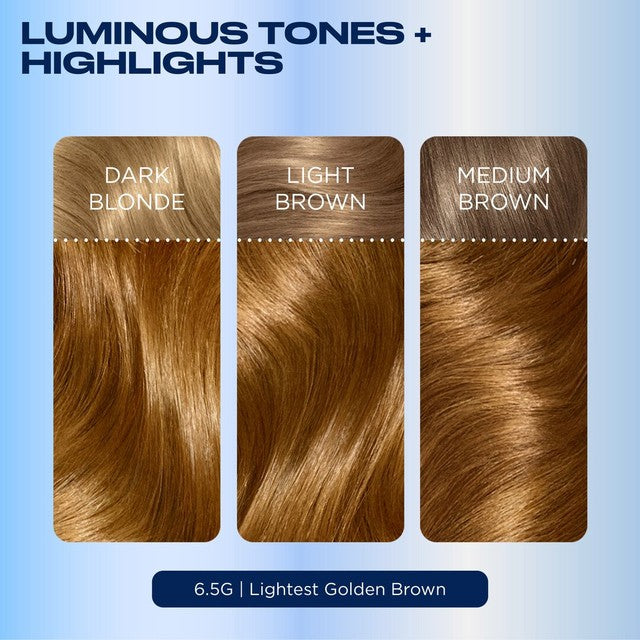 Clairol Nice'n Easy hair dye Lightest Golden Brown - British product
