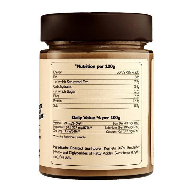 SUNFLY Sunflower Seed Butter Natural Taste 330g (British brand)