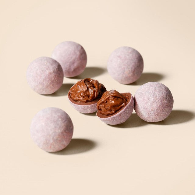 Hotel Chocolat pink champagne chocolate truffles 70g, UK version