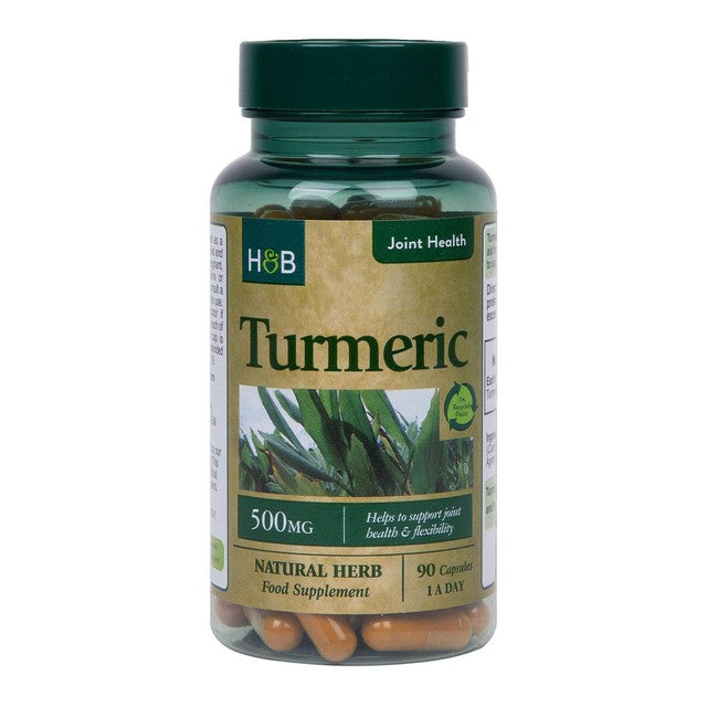 Holland & Barrett Turmeric 500mg capsules 90 pack, UK version