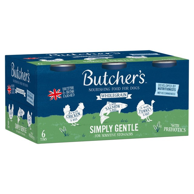Butcher's wet dog food variety pack 6 x 390g - British product