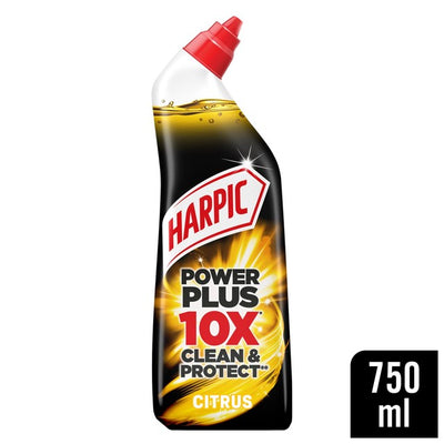 M&S Harpic Power Plus Sitrus Frisk Toalettrens Gel 750ml- Kjøp online på McGrocer