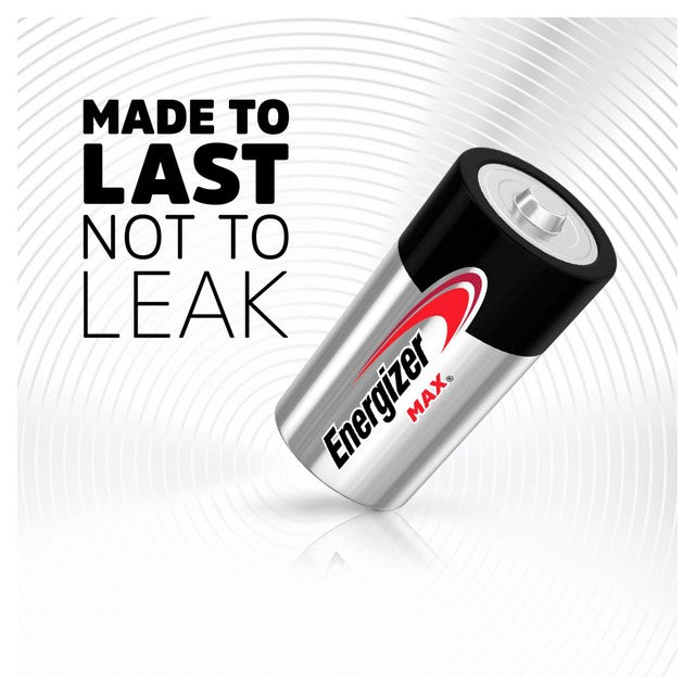 Energizer C alkaline batteries 4-pack - British product