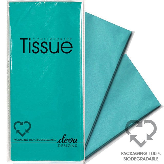 Deva Designs Ocean Blue tissue paper 50cm x 70cm, imported from the UK