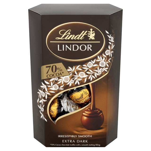 Lindt extra dark chocolate truffles 200g, UK version