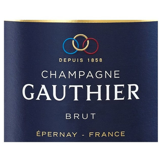 Bottle of Gauthier Brut Champagne 75cl (UK version)