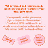 Marleybones joint supplement chew for dogs, imported from the UK