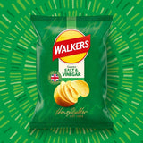 Walkers salt and vinegar sharing bag crisps 150g (British brand)