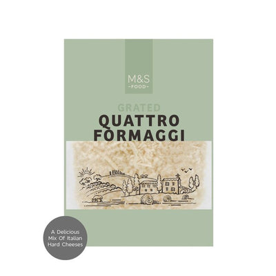M&S Revet Quattro Formaggi Italiensk Hardostblanding 110g