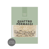 M&S Grated Quattro Formaggi Italian cheese mix 110g, imported from the UK