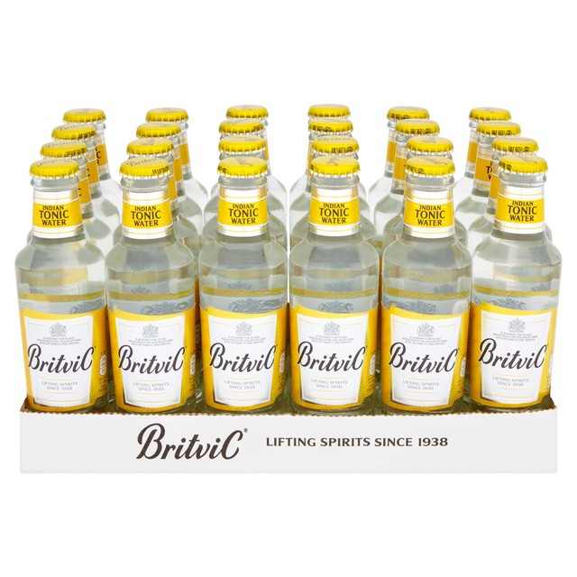 Britvic Indian Tonic Water 24-pack of 200ml bottles - British product