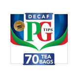 PG Tips decaf black tea bags 203g, imported from the UK