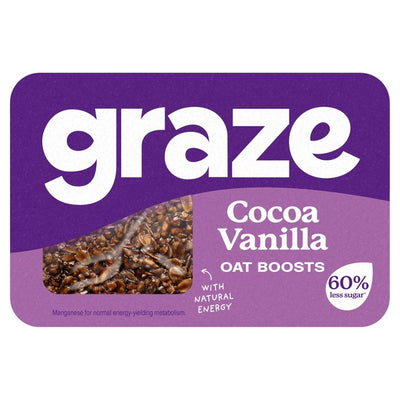 M&S Graze Cocoa Vanilla Oat Boosts Flapjack Bar 50g- Buy online at McGrocer
