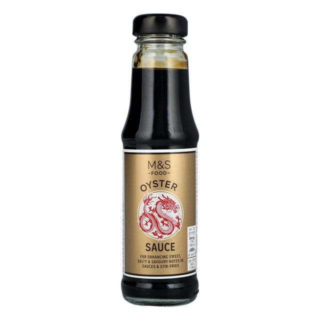 M&S Oyster Sauce 175g bottle, imported from the UK
