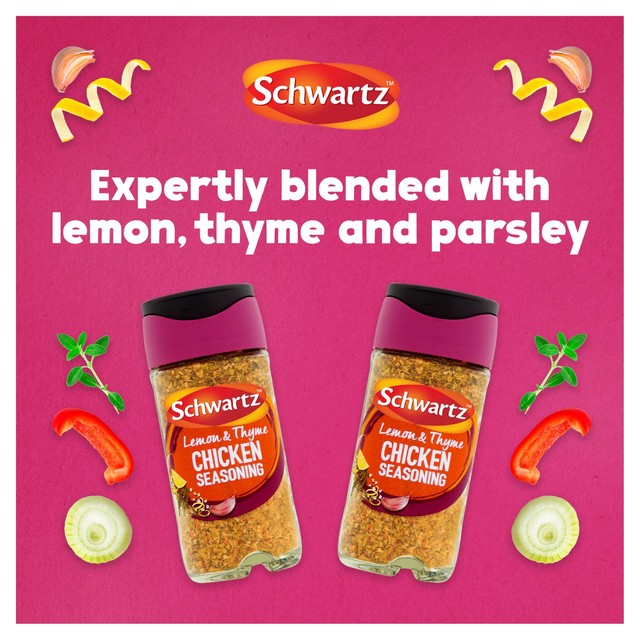 Schwartz Chicken Lemon & Thyme Seasoning 43g (British brand)