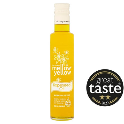 M&S Farringtons Mellow Yellow Cold Pressed Rapeseed Oil 250ml- Buy online at McGrocer