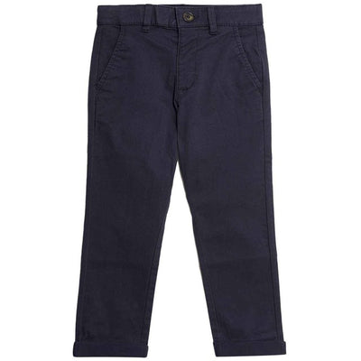 M&S Boys Cotton Rich Chinos in Navy, Size 4-5 Years