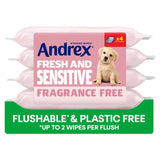 Andrex Fresh and Sensitive Hygiene Wipes 120 Pack - British product