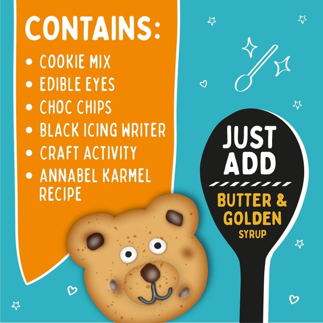 Craft & Crumb Teddy Bear Biscuits Bake & Craft Kit 255g - British product