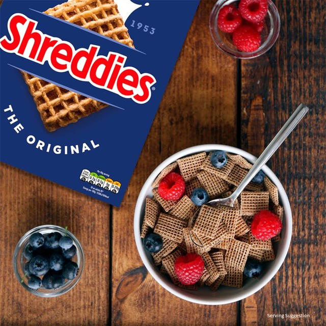 Nestle Shreddies Original malted wheats cereal 630g (British brand)