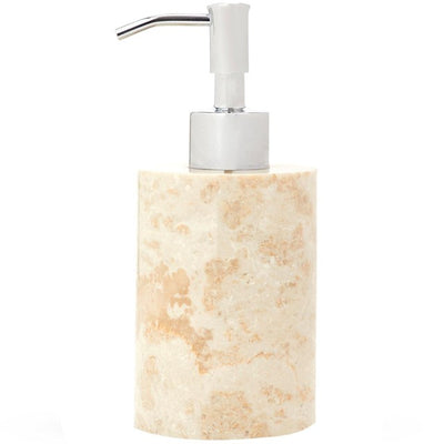 M&S M&S Marble Slim Soap Dispenser Cream Bathroom Accessories- Buy online at McGrocer