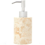 M&S cream marble soap dispenser 10cm height, imported from the UK
