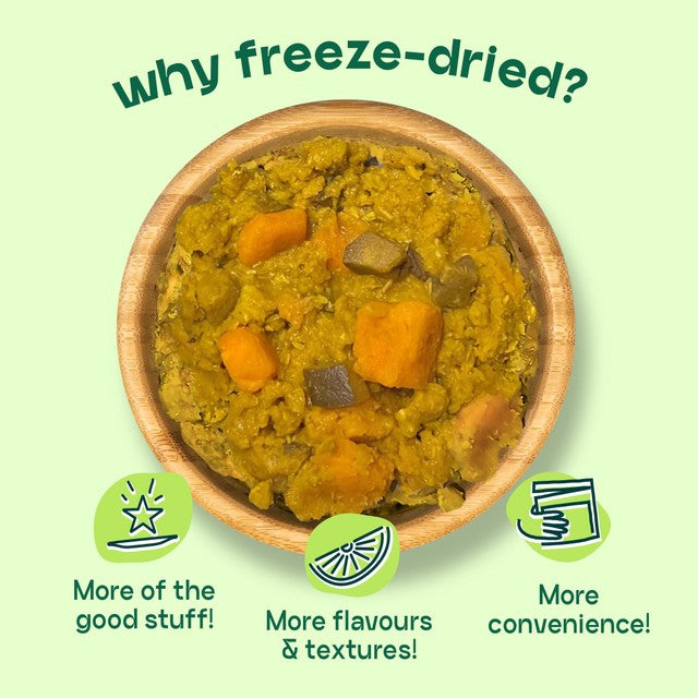 More Toddler Meals sweet potato and aubergine dhal 150g, imported from the UK