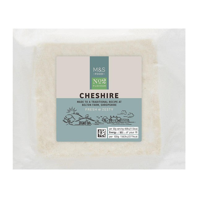 M&S White Cheshire Cheese 300g, imported from the UK