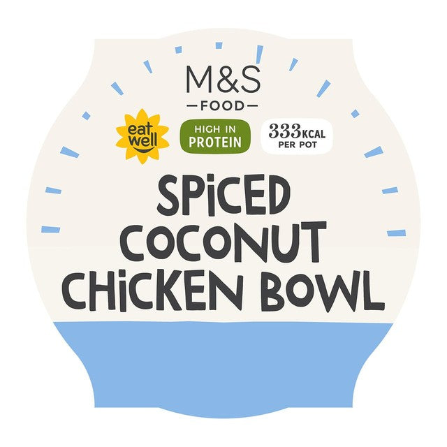 M&S Count On Us Coconut Chicken Bowl 300g, imported from the UK