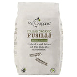 Mr Organic Italian fusilli pasta 500g, imported from the UK