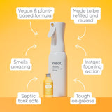 Neat foaming washing up spray Mango Fig 30ml - British product