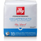 Illy Iperespresso decaffeinated coffee capsules 18 capsules, UK version