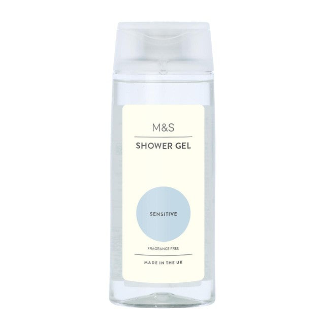 M&S sensitive fragrance-free shower gel 250ml, imported from the UK