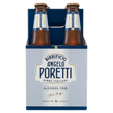 Birrificio Poretti alcohol-free beer 0.5% bottle, imported from the UK