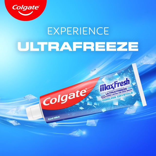 Colgate Max Fresh toothpaste cooling crystals 20ml - British product