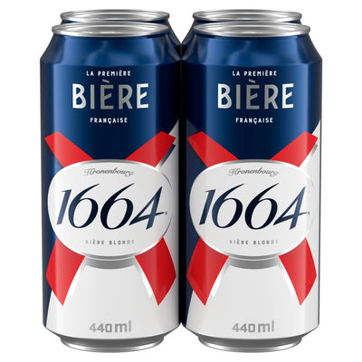 Kronenbourg 1664 Premium Lager Øl 4x440ml Pakke