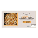 M&S King Prawn Thermidor Gratin 240g, imported from the UK