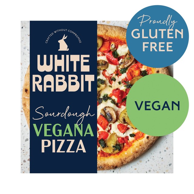 White Rabbit gluten-free sourdough vegana pizza 440g (British brand)