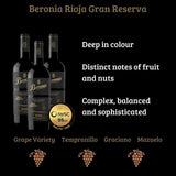 Beronia Rioja Gran Reserva red wine 75cl - British product