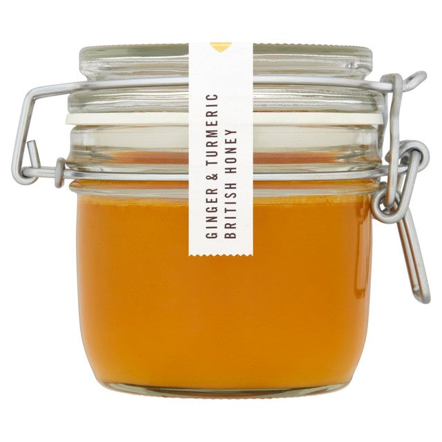 Daylesford Organic ginger and turmeric set honey 227g - British product