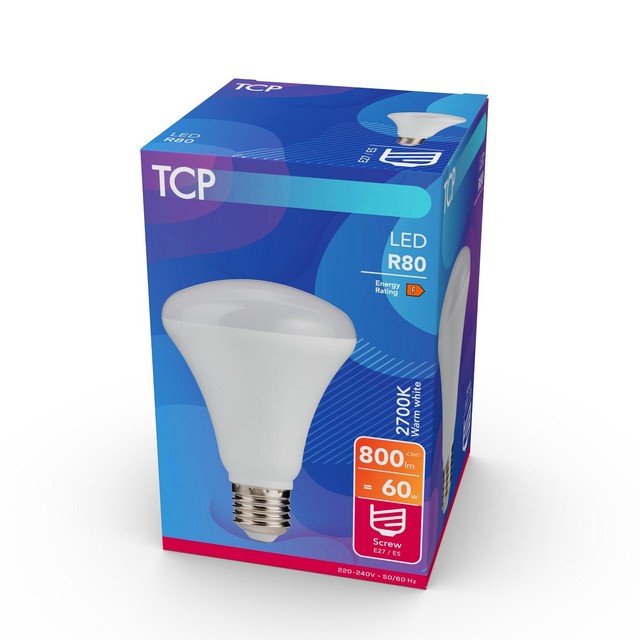 TCP Spotlight Screw 60W light bulb (British brand)