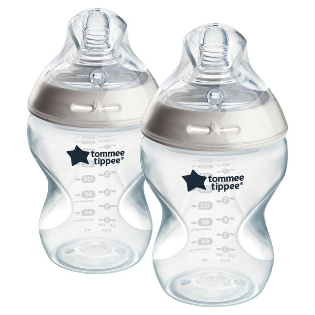 Tommee Tippee Natural Start baby bottles 2 x 260ml (British brand)