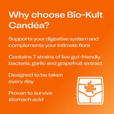 Bio-Kult Candea probiotic supplement 60 capsules - British product