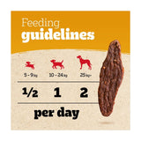 Pedigree Ranchos beef jerkies dog treats 70g, imported from the UK